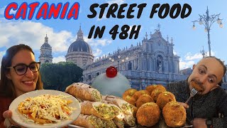 COSA MANGIARE A CATANIA IN 48H  TUTTO LO STREET FOOD CATANESE [upl. by Gainer]