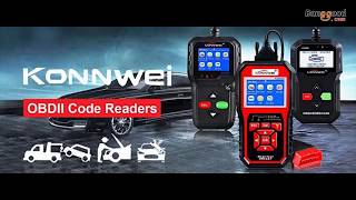 How To Use KONNWEI KW850 Car Diagnostic Scanner  Banggood Tool Sets [upl. by Alya]