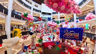 Christmas in Aeon Tebrau City Shopping Center Johor Bahru 2023 shot with the Insta360 One X2 camera [upl. by Mairam736]