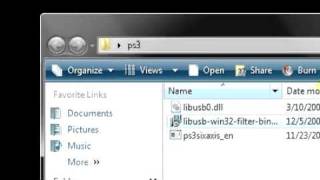 PS3 Controller on Vista 32 bit x86 [upl. by Aidas]