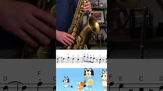 PLAY BLUEY Tenor sax version [upl. by Enoitna413]