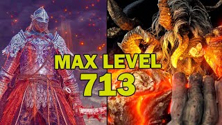 Elden Ring  MAX LEVEL 713 VS Bosses Gameplay [upl. by Apgar]