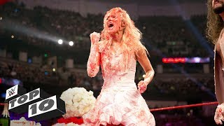 Wildest wedding moments WWE Top 10 May 19 2018 [upl. by Methuselah]