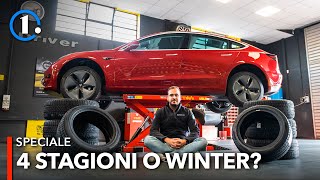 Meglio le gomme 4 STAGIONI o le gomme INVERNALI [upl. by Nesnej]