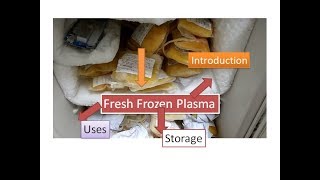 FFP Fresh Frozen Plasma  Introduction use and storage [upl. by Anayet989]