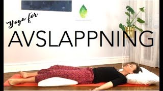 22 MIN Yoga för avslappning  Annas yoga studio [upl. by Emarej]