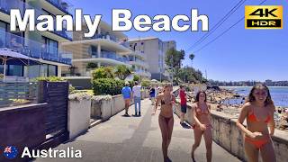 Manly Beach Sydney  4K Walking Tour  Australia 🇦🇺 December 2024  4K HDR [upl. by Tiphanie]