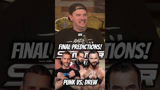 SS FINAL PREDICTIONS wwe wweraw wwesmackdown wwetiktok wwettfam wwesummerslam wwefan fypage [upl. by Aratihc]