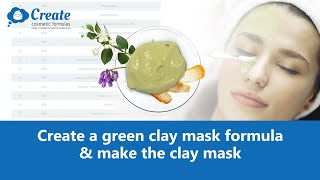 How to make a clay mask  green clay mask [upl. by Nylzor]