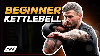 Full Body SingleKettlebell Workout for Beginners  Juan Leija amp Matt Vincent [upl. by Hardigg]