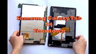 Samsung Galaxy Tab S4 SMT830 SMT835 SMT837 105quot Disassembly Teardown Guide Screen Replacement [upl. by Tristis506]