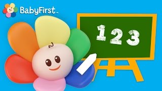 Clase BabyFirst para niños  Números y Palabras  Volumen 3  30 minutos [upl. by Ileane346]