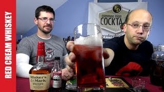 Red Cream Whiskey Cocktail HowTo [upl. by Ardnoid]