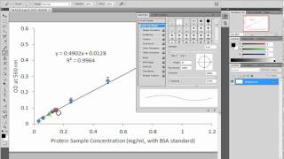 Manually Adding Dashed Lines with Photoshop CS4 [upl. by Ayana]