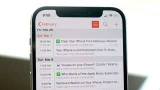 How To Delete Spam Calendar Invites On iPhone 2021 [upl. by Alveta71]