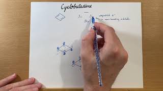 Cyclobutadiene Pi Molecular Orbitals [upl. by Cary7]