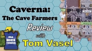 Caverna the Cave Farmers Review  with Tom Vasel [upl. by Tacklind]