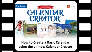 How to Create a Basic Calendar using the all new Calendar Creator [upl. by Ettebab667]