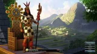 Civilization V Leader  Pachacuti of the Inca [upl. by Ocnarf]