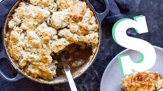 Chicken and Mushroom Cobbler Recipe [upl. by Adlai431]