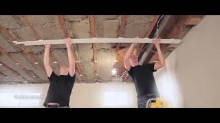 How to install a suspended ceiling  Embassy Ceiling installation video [upl. by Syl]