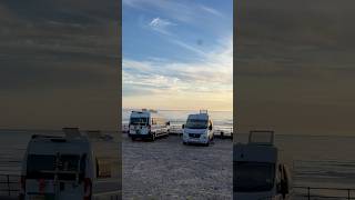 Capturing the beauty of sea views and sunsets on our doorstep 🌅🇯🇪 vantravel expeditioncamper [upl. by Tobe956]