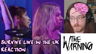 STILL Proving The Skeptics Wrong🤘 THE WARNING  SURVIVE Live from the UK Private Show REACTION [upl. by Heise]