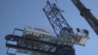 LCL700 luffingjib tower crane by COMANSA [upl. by Noissap]