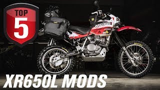 Top 5 Honda XR650L Mods [upl. by Inavoy314]