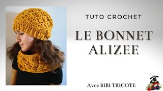 BONNET ALIZEE  TUTO CROCHET [upl. by Grunberg392]