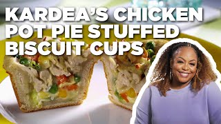 Kardea Browns Chicken Pot Pie Stuffed Biscuit Cups  Delicious Miss Brown  Food Network [upl. by Kaja]