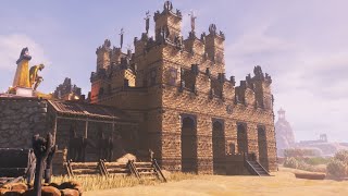 HOW TO BUILD A FUNCTIONAL DESERT CASTLE  CONAN EXILES isle of siptah [upl. by Egerton907]