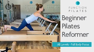 Beginner Pilates Reformer  All Levels Full Body Focus [upl. by Coral]