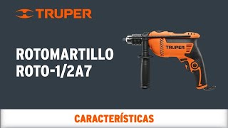 Características del Rotomartillo TRUPER ROTO12A7 [upl. by Nilek371]