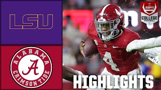 LSU Tigers vs Alabama Crimson Tide  Full Game Highlights [upl. by Marcia]