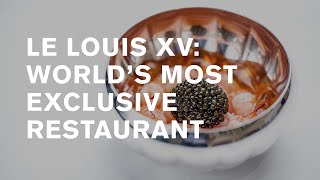 Alain Ducasse Le Louis XV 3 Michelin star in Monaco Monte Carlo [upl. by Ahsiram]