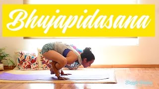 El mejor tutorial para hacer BHUJAPIDASANA Yoga en español yoga nivel intermedio Brenda Yoga [upl. by Bibbye908]