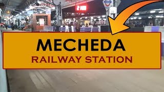 MCA Mecheda railway station Kolaghat railway bridge crossing India in 4k ultra HD [upl. by Ecinaj619]