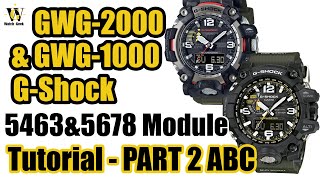 GWG2000 amp GWG1000  5678 amp 5463 Module Tutorial  how to set up and use all the functions PART 2 [upl. by Garald]