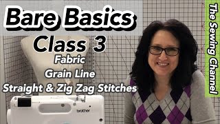 Learn the grainline amp selvage of fabricSewing Class for beginners Easy The Sewing Channel [upl. by Alberto]