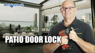 Patio Door Lock  Mr Locksmith™ Video [upl. by Dnalra]