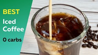 KETO Iced Coffee Only 4 ingredients [upl. by Novled245]