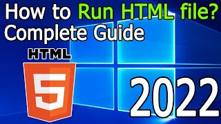 How to Run HTML file on Browser Windows 1011  2022 Update  Sublime Text  HTML  Web Developers [upl. by Ayikin]