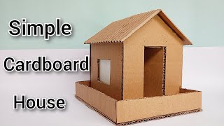 How to Make a Cardboard House 🏠  DIY house [upl. by Suzanne154]