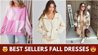 🤯 7 Best Selling Womens Fall Dresses On Amazon 2024 🍁 [upl. by Kai232]