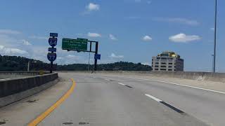 Interstate 77  West Virginia Exits 106 to 98 southbound [upl. by Nahtam]