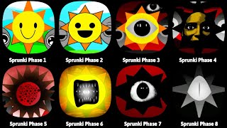 Phase 1 VS Phase 2 VS Phase 3 VS Phase 4 VS Phase 5 VS Phase 6 VS Phase 78 in Incredibox Sprunki [upl. by Cathryn]