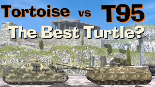 WOT Blitz Face Off  Tortoise vs T95 [upl. by Neahs]