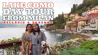 LAKE COMO DAY TOUR FROM MILAN BELLAGIO AND VARENNA [upl. by Arolf]