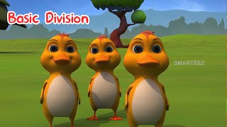 LEARNING TO DIVIDE DIVISION  Educational Videos for Kids [upl. by Ardith]